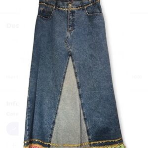 Denim Maxi Skirt